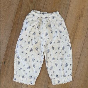 Zara Girls Studio Collection Floral Pants